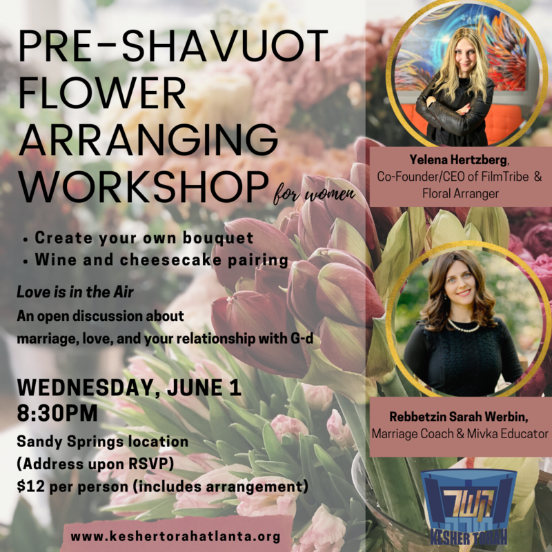 Banner Image for Pre-Shavuot Flower Arranging Workshop